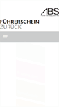Mobile Screenshot of fuehrerschein-zurueck.de