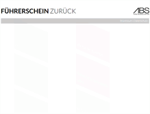 Tablet Screenshot of fuehrerschein-zurueck.de